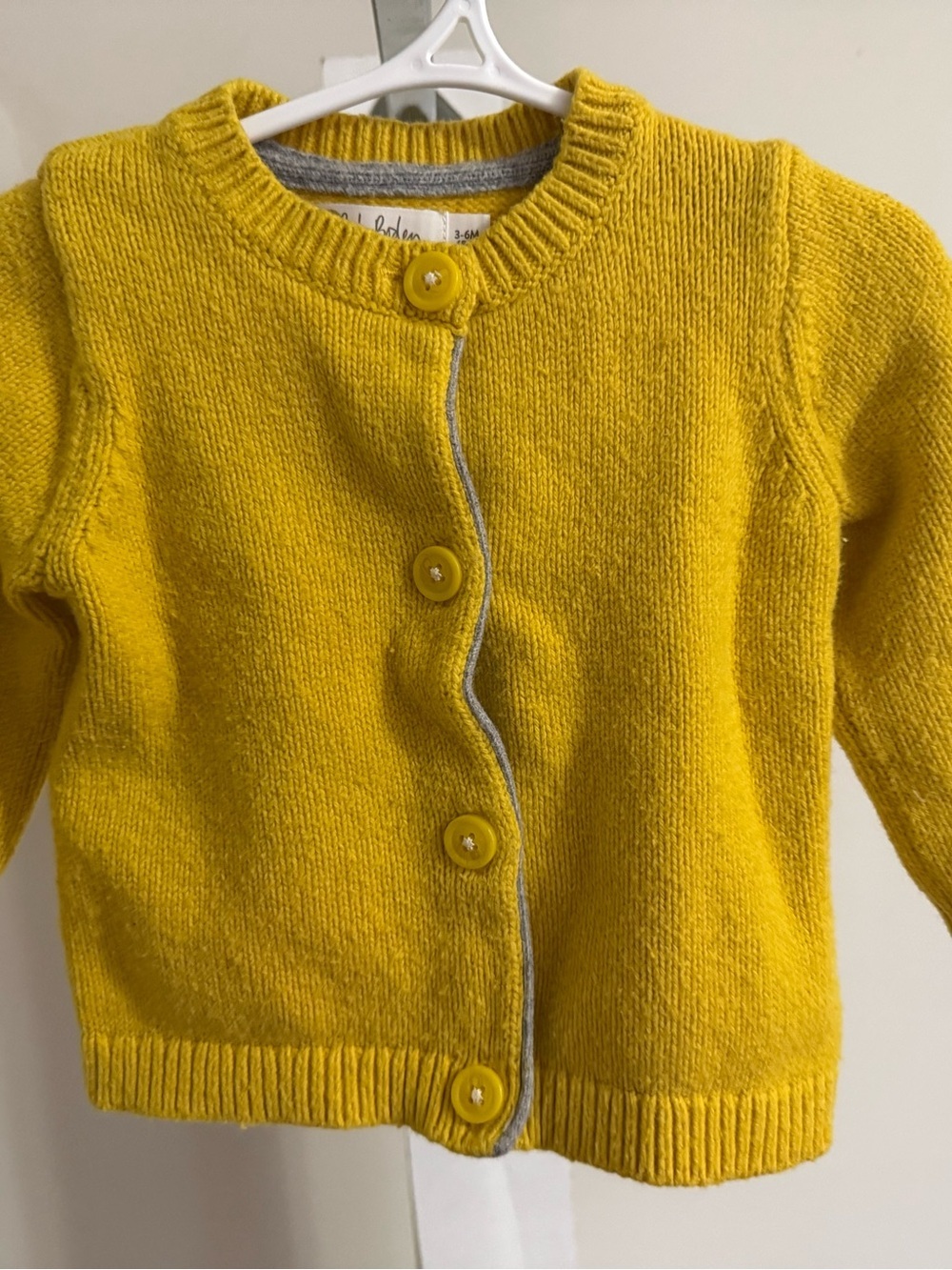 Baby Boden Wool Blend Polar Bear Cardigan - Picture 2 of 8